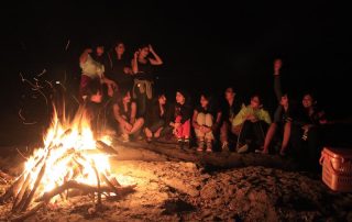 Campfire for a Youth Camp at Ecomantra Camps and Resorts